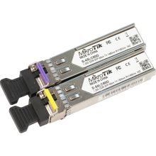 MIKROTIK S-4554LC80D جفت ماژول SFP 1.25G برای پیوندهای 80 کیلومتری با کانکتورهای تک LC