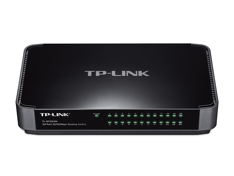 سوئیچ رومیزی 24 پورت TP-LINK 10/100Mbps (TL-SF1024M)