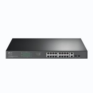 سوئیچ رک مانت گیگابیتی 18 پورت TP-LINK با 16 PoE+ (TL-SG1218MP)