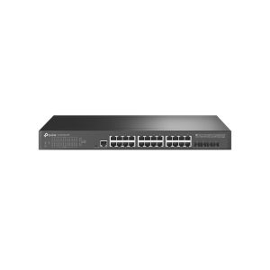 سوئیچ مدیریتی 24 پورت گیگابیتی L2+ TP-LINK JetStream با 4 اسلات 10GE SFP+ و منبع تغذیه UPS (TL-SG3428X-UPS)