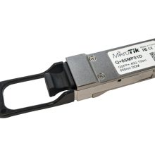 ماژول MIKROTIK 40 گیگابیت بر ثانیه 850 نانومتری اپتیکال QSFP+ (Q+85MP01D)