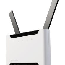 MIKROTIK Wi-Fi 6 Access Point، پشتیبانی LTE نسخه 18، Chateau LTE18 ax (S53UG+5HaxD2HaxD-TC&EG18-EA)