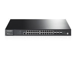 TP-LINK T3700G-28TQ JetStream 28 پورت Gigabit Stackable L3 Managed Switch