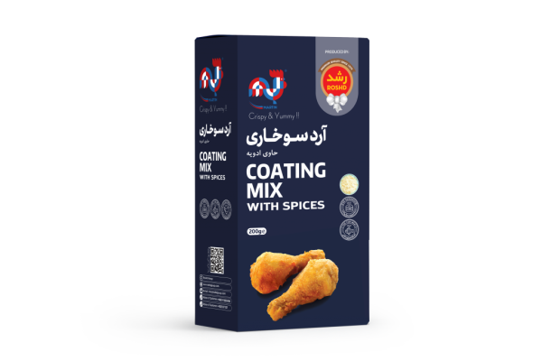 آرد سوخاری با ادویه مارتینCoating Mix with spices