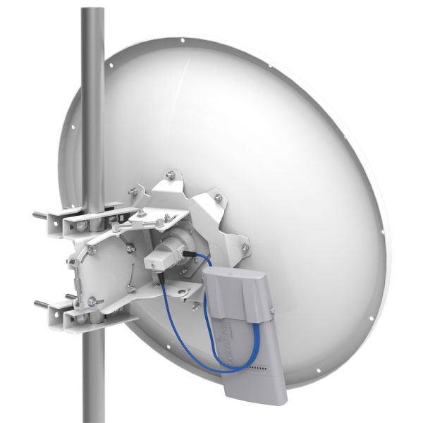 آنتن بشقاب Parabolic MIKROTIK برای فرکانس 5 گیگاهرتز، بهره 30dBi، mANT30 PA (MTAD-5G-30D3-PA)