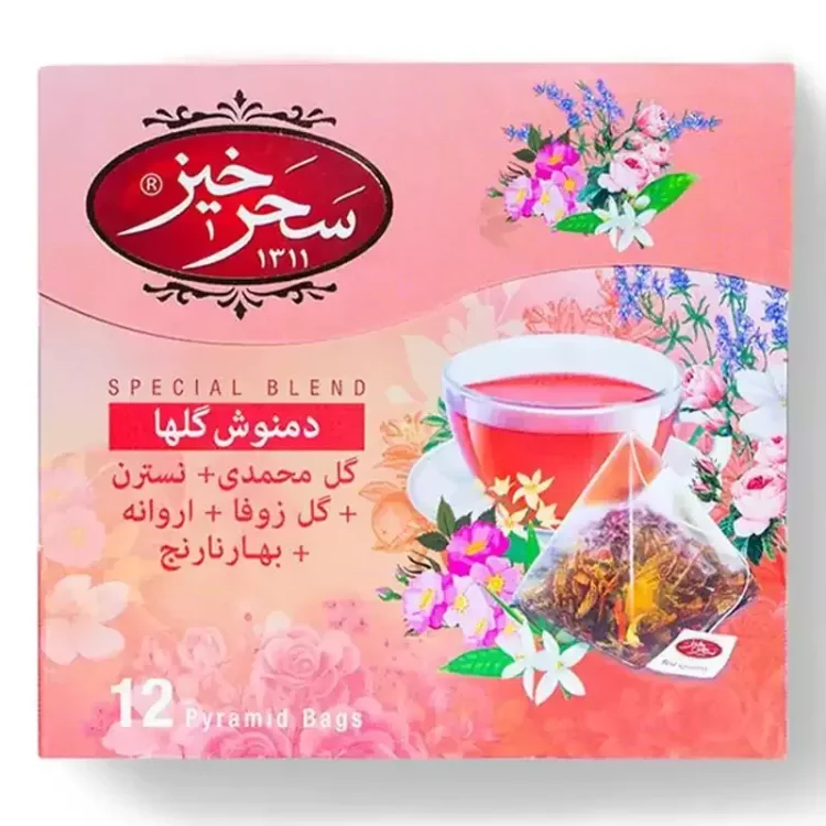 دمنوش گلها 12 عددی سحرخیز