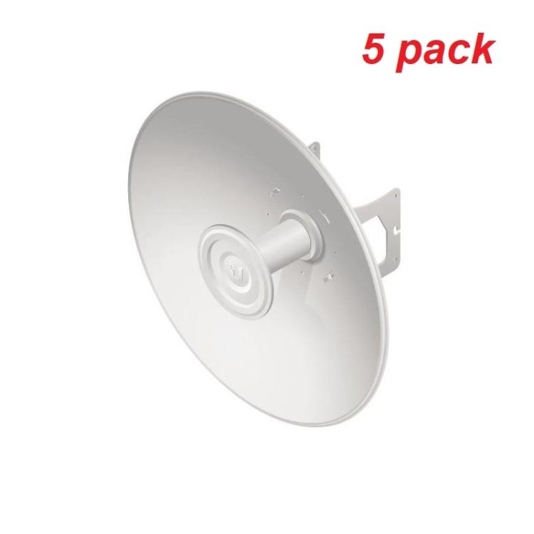 دیش بازتابنده 5 گیگاهرتز UBIQUITI Hi-gain برای PrismStation، IsoStation، بسته 5 (U-OMT-Dish-5)