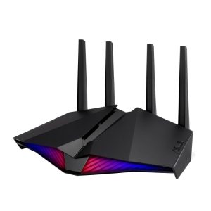 روتر گیمینگ دو باند WiFi 6 ASUS AX5400، نسخه 2 (RT-AX82U)