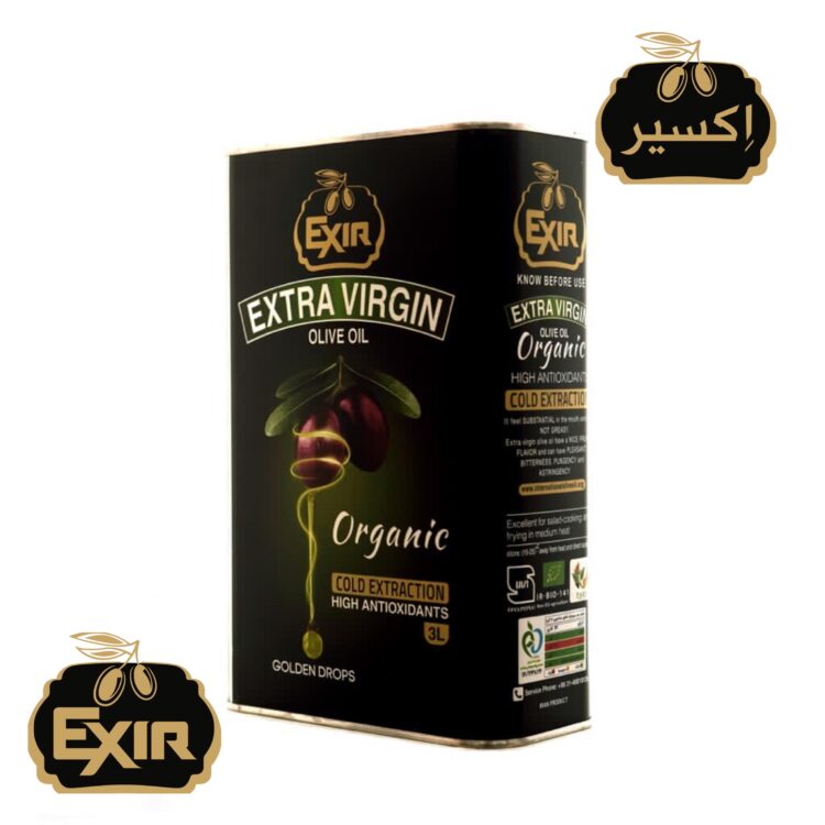 روغن زیتون3لیتری قوطی فلزی