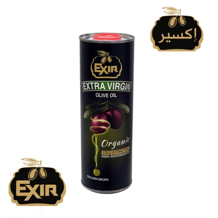 روغن زیتون750 سی سی قوطی فلزی