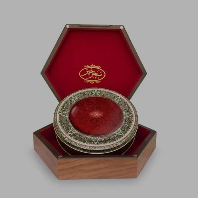 سرگل 50 گرم خاتم جعبه چوبی