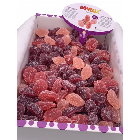 Golosinas de Frutas del Bosque, fruta italiana natural 250g