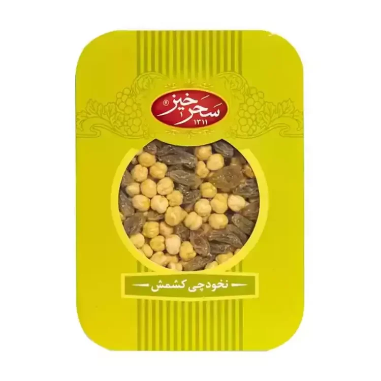 نخودچی کشمش 350 گرمی ظرفی سحرخیز