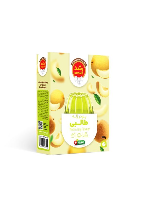 پودر ژله  طالبی 100 گرمی رشدCantaloupe jelly powder