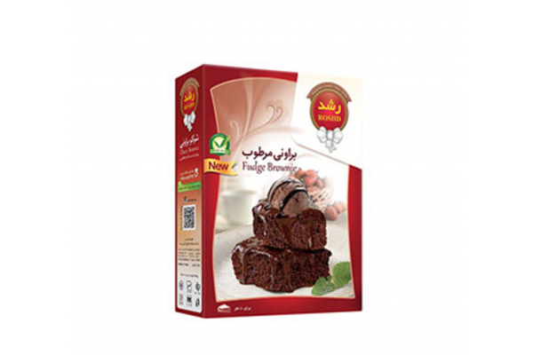 پودر کیک براونی مرطوبFudg brownie mix