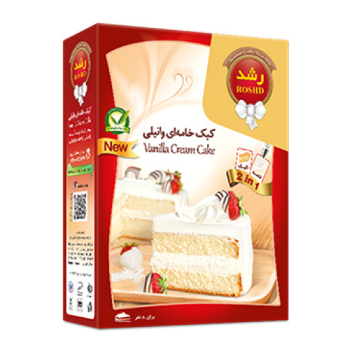 پودر کیک خامه ای وانیلیVanilla cream cake