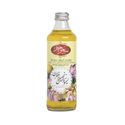 نوشیدنی زنجبیل و زعفران با طعم لیمو بدون گاز